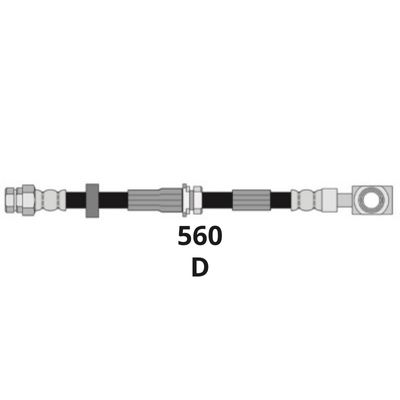 FL7081 - Flexible freno Del. VW UP! 13--> L=560mm ( EX 4104992)