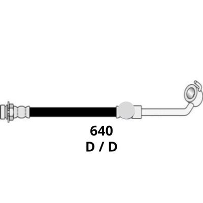 FL2014828 - Flexible del.izq. FORD F4000 88-->94 =500326I = ( H=7/16x24)