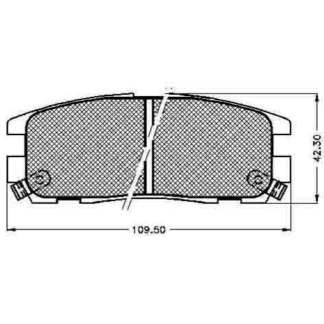 300097 - --0097HONDA Passport/ISUZU/OPEL trasera -----------