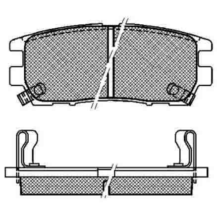 300153 - --0153MITSUBISHI Montero V-6 90/94 trasera -----------