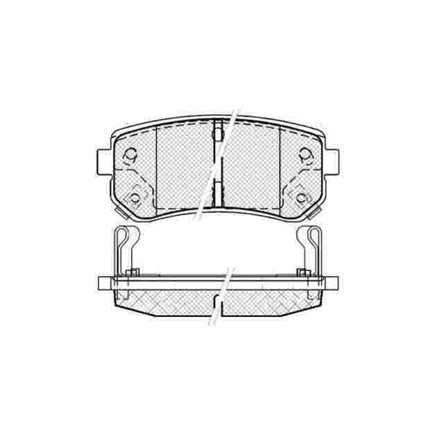 300900 - --0900HYUNDAI i30/KIA Rio - Pride trasera -----------