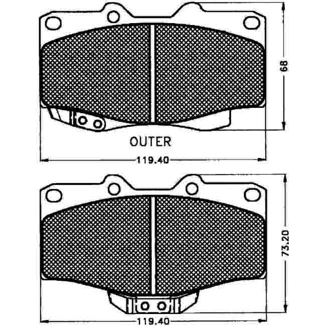 690217 - --0217 TOYOTA 4 Runner - Hilux - Land Cruiser - Prado delantera