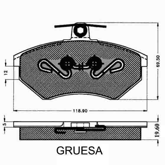 690648 - --0648AUDI 80/VOLKSWAGEN Golf delantera-----------