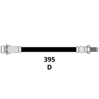 FL10491 - Flexible del. FORD F100 1948-->51 L=395mm ( M-H r=3/8x24)
