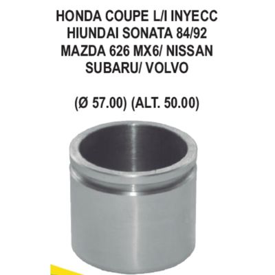 PFD00261 - Piston caliper Ø 57mm Alt. 50mm HONDA Accord-HYUNDAI Sonata-NISSAN 240