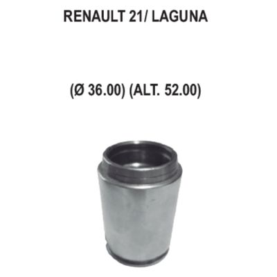PFD00982 - Piston caliper Ø 36mm Alt.52mm RENAULT R21- Laguna ( Tras.)